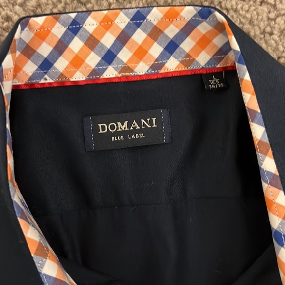 Men’s French Cuff navy button down - Picture 2 of 2